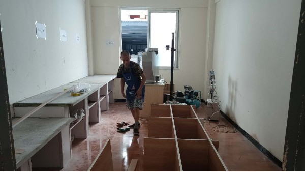 太萌集成墻板實驗室正在建設中