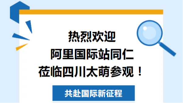 【太萌資訊】熱烈歡迎阿里國(guó)際站同仁蒞臨四川太萌參觀！